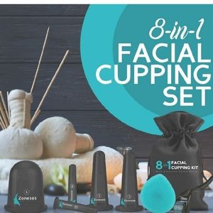 Facial Cupping Set, 8-in-1 Kit